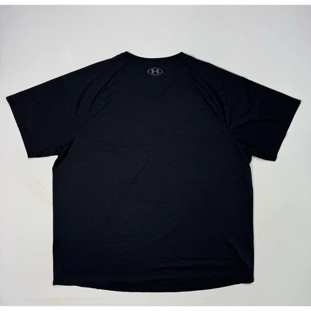 Under Armour Mens Black 3XL Tech Tee Short Sleeve T-Shirt Loose Fit Activewear